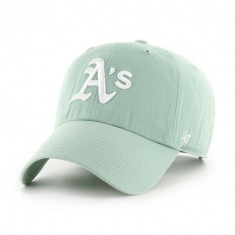 47brand șapcă de baseball din bumbac MLB Oakland Athletics culoarea verde, cu imprimeu
