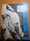 sport si tehnica noiembrie 1971-alpinism,tir,parasutism,aparate zbor romaneti