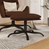 VidaXL Taburet, maro, 45x29,5x39 cm, piele ecologică lucioasă