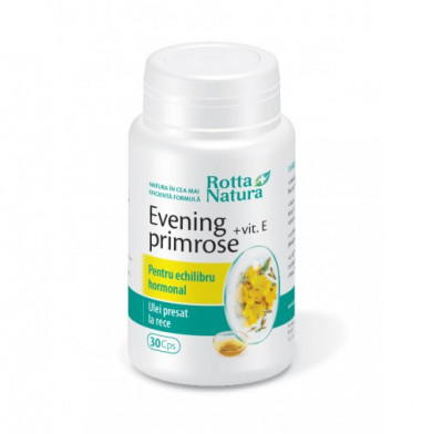 Evening Primrose + Vitamina E Rotta Natura 30cps foto