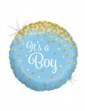 Balon Folie Rotund &quot;It&#039;s A Boy&quot; - 45x45 cm