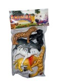Set animale salbatice figurine plastic 6 piese Wild Animal
