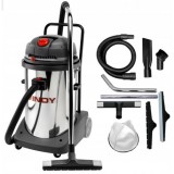 Aspirator de praf si lichide model WINDY 378 IR LAVOR, 3 motoare, putere 3600W, recipient colectare din INOX, volum 78L