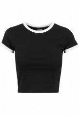 Ladies Cropped Ringer Tee foto