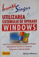 UTILIZAREA SISTEMULUI DE OPERARE WINDOWS-MARIANA MILOSESCU-323145