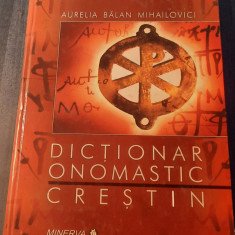 Dictionar onomastic crestin Aurelia Balan Mihailovici