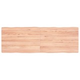vidaXL Blat masă, 120x40x(2-4) cm, maro, lemn tratat contur organic