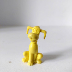 Figurina Pluto, cauciuc galben, caine personaj desene animate Disney, 4.5cm