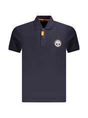 Tricou polo barbati, cu imprimeu cu logo, Regular fit, Bleumarin (Marime: L) foto
