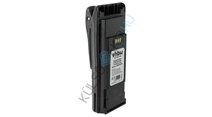 Baterie radio VHBW de &icirc;nlocuire pentru Motorola MNN4254AR, NNTN4496, NNTN4496AR - 2500 mAh 7,2 V NiMH + clemă pentru curea