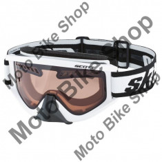 MBS Ochelari snowmobil BRP Ski-Doo Trail, albi, sticla colorata dubla, anti-aburire, Cod Produs: 4486170001SK foto