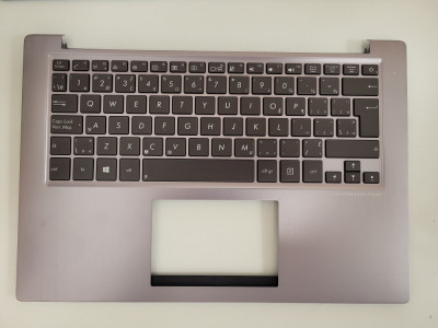 Carcasa superioara cu tastatura palmrest Laptop, Asus, U38, U38D, U38N, U38DT, 9Z.N8JBU.60T, 0KNB0-3625TU00, 0KN0-MY1TU23, 13N0-N6A0111, 13GNTH1AM051- foto