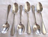 SET LINGURITE SPRINGER ARGINTATE PLACATE CU ARGINT 11.5 CM