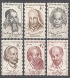 Cehoslovacia 1970 - Personalități, UNESCO, serie neuzata