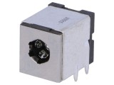 Conector alimentar DC 10A, soclu tată, unghi 90&deg;, CLIFF