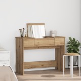 VidaXL Masă de toaletă cu oglindă Stejar artizanal 100x45x76 cm