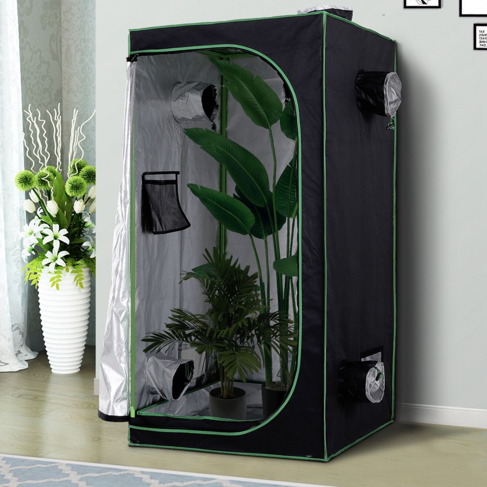 Outsunny Prelata pentru Cultivare Hidroponica Grow Tent 80x80x160cm |  Okazii.ro