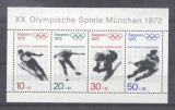 Germany Bundes 1971 Sport Olympic Winter Games perf. sheet MNH DA.061, Nestampilat