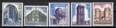 Spania 1982 - Obiective turistice, MNH foto