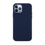 Husa silicon apple iphone 15 pro max, soft matt, protectie camera foto, albastru