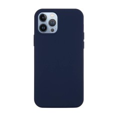 Husa silicon apple iphone 15 pro max, soft matt, protectie camera foto, albastru foto