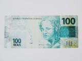 Brazilia 100 Reais 2010,bancnota din imagini la jumătate preț