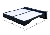MAHLE LA 461 Filtru, aer habitaclu