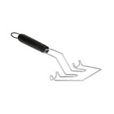 Paletă Grătar Naterial din Oțel cu M&acirc;ner Plastic, 34 cm
