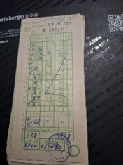 Bilet loto pronosport 23.05.1993 foto