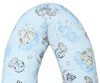 Perna pentru gravida, Fibre din silicon, 180 cm, Appekids - Clouds