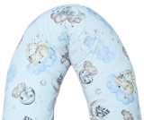 Perna pentru gravida, Fibre din silicon, 180 cm, Appekids - Clouds