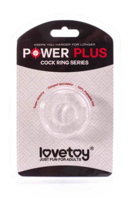 Power Plus 8 - Inel penis silicon transparent foto