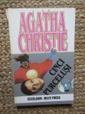 Agatha Christie Cinci Purcelusi, carte politista, 207 pagini, 1993, stare buna, editura Excelsior-Multi Press