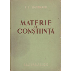 Materie si constiinta - F. I. Hashacih