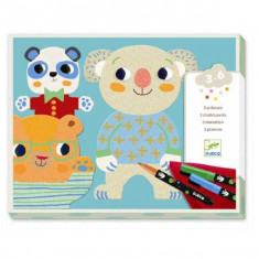 Atelier de desen pentru copii Cuties - Set creativitate si indemanare