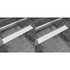 Rigolă duș liniară, 2 buc., 730x140 mm, oțel inoxidabil, bule