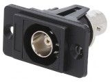 Adaptor BNC Soclu Dublu 75&Omega; Argintiu Plastic