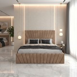 Pat Tapitat Leon Crem Catifea Premium Scrie-ne pentru detalii