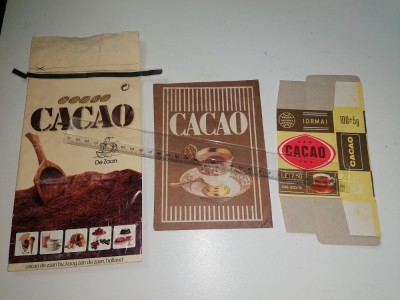 LOT 3 AM,BALAJE / ETICHETE / PACHETE VECHI CACAO - 2 ROMANESTI foto