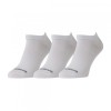 Șosete Fundango No-Show Basic, Set 3 Perechi, Bumbac, Alb/White, Unisex