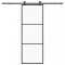 vidaXL Ușă glisantă cu set feronerie, 76x205 cm, sticlă ESG/aluminiu