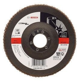 Bosch Disc de slefuire evantai X571, Best for Metal D=180mm G=80, cu degajare ProAdvanced PowerfulTools foto