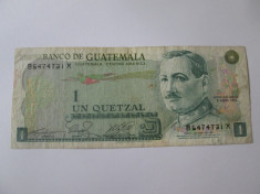 Guatemala 1 Quetzal 1982 foto