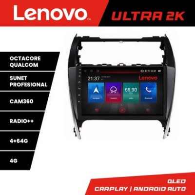 Navigatie Toyota Camry 2012-2018 Android radio gps internet 8 core QLED Qualcomm 4+64 360 Lenovo CarStore Technology foto