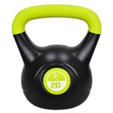 Cumpara ieftin Kettlebell Vinil - 20 Kg, Negru-Rosu Ultimate FactoryBikes