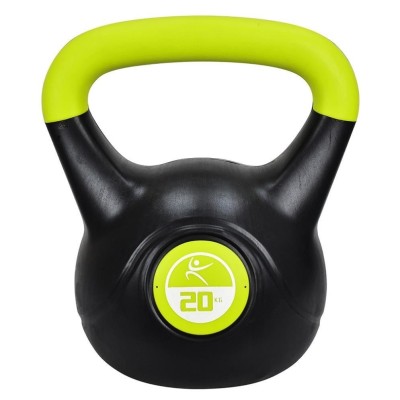 Kettlebell Vinil - 20 Kg, Negru-Rosu Ultimate FactoryBikes foto