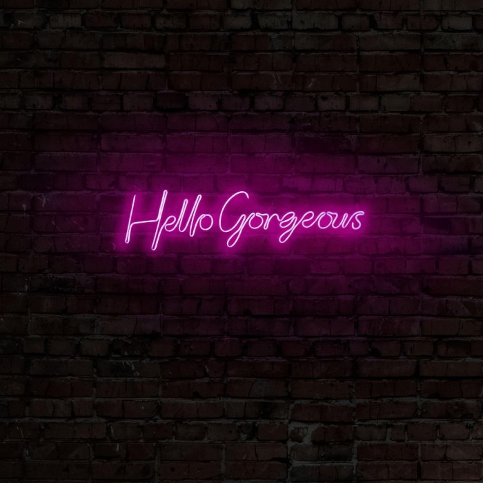 Aplica de Perete Neon Hello Gorgeous