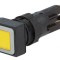 Comutator apăsare 16mm galbenă