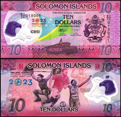 Solomon Islands 2023 - 10 dollars UNC foto