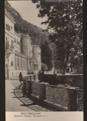 CPIB 22116 - CARTE POSTALA - BAILE HERCULANE. SANATORIUL BALNEAR, PAVILIONUL 1 foto